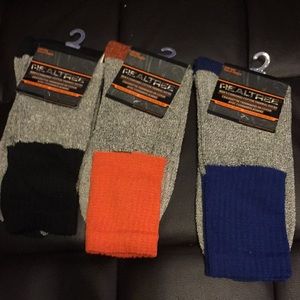 Realtree cotton thermal socks (blue)